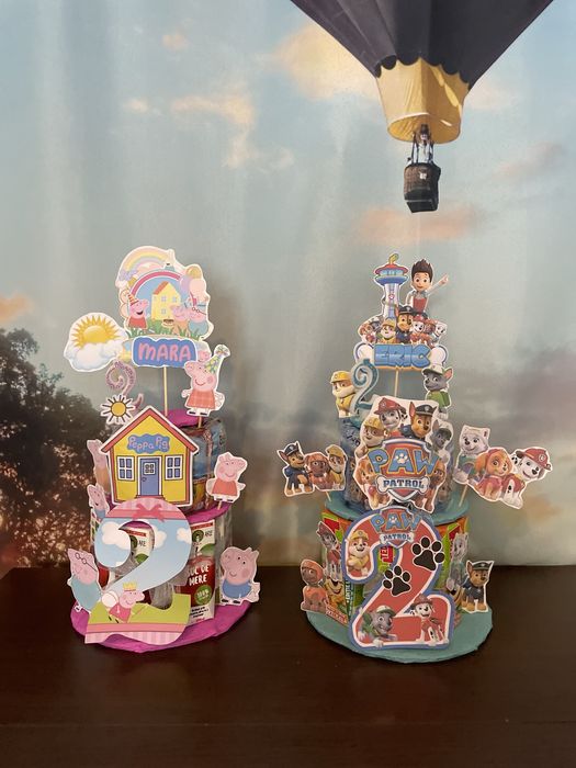 Tort din dulciuri ambalate pentru creșă/grădiniță/școală de la 10 lei