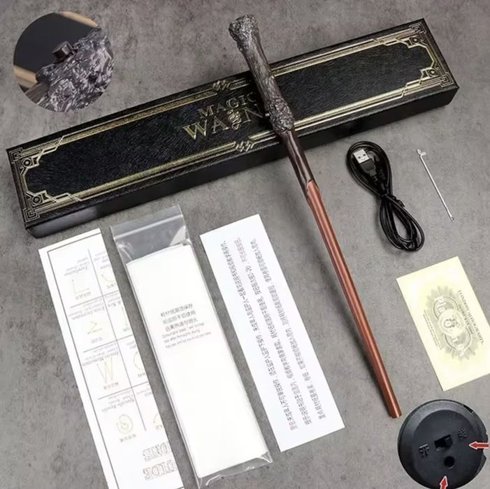 Огнедишаща магическа пръчка Хари Потър / Harry Potter изстрелваща огън