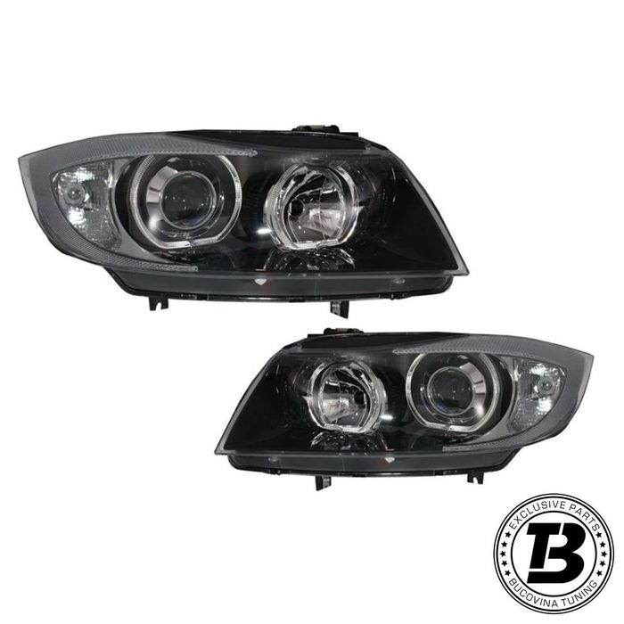 Faruri LED Angel Eyes compatibile cu BMW Seria 3 E90 E91 - Taiwan