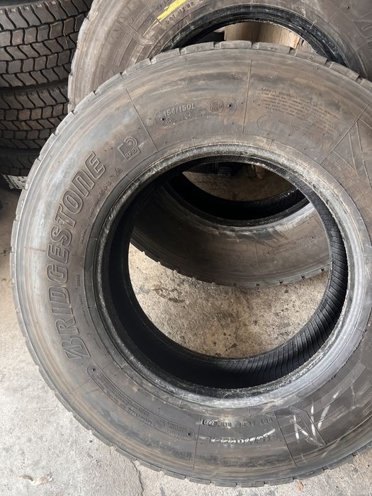 4 anvelope camion 315/70/22.5 , Bridgestone , 8 mm