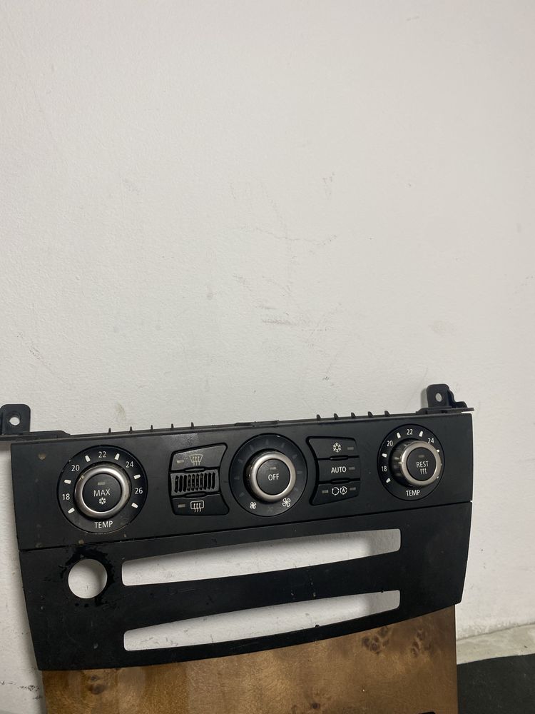 Panou comanda clima AC BMW E60 E61 Seria 5 2003-2010 520d 525d 530d