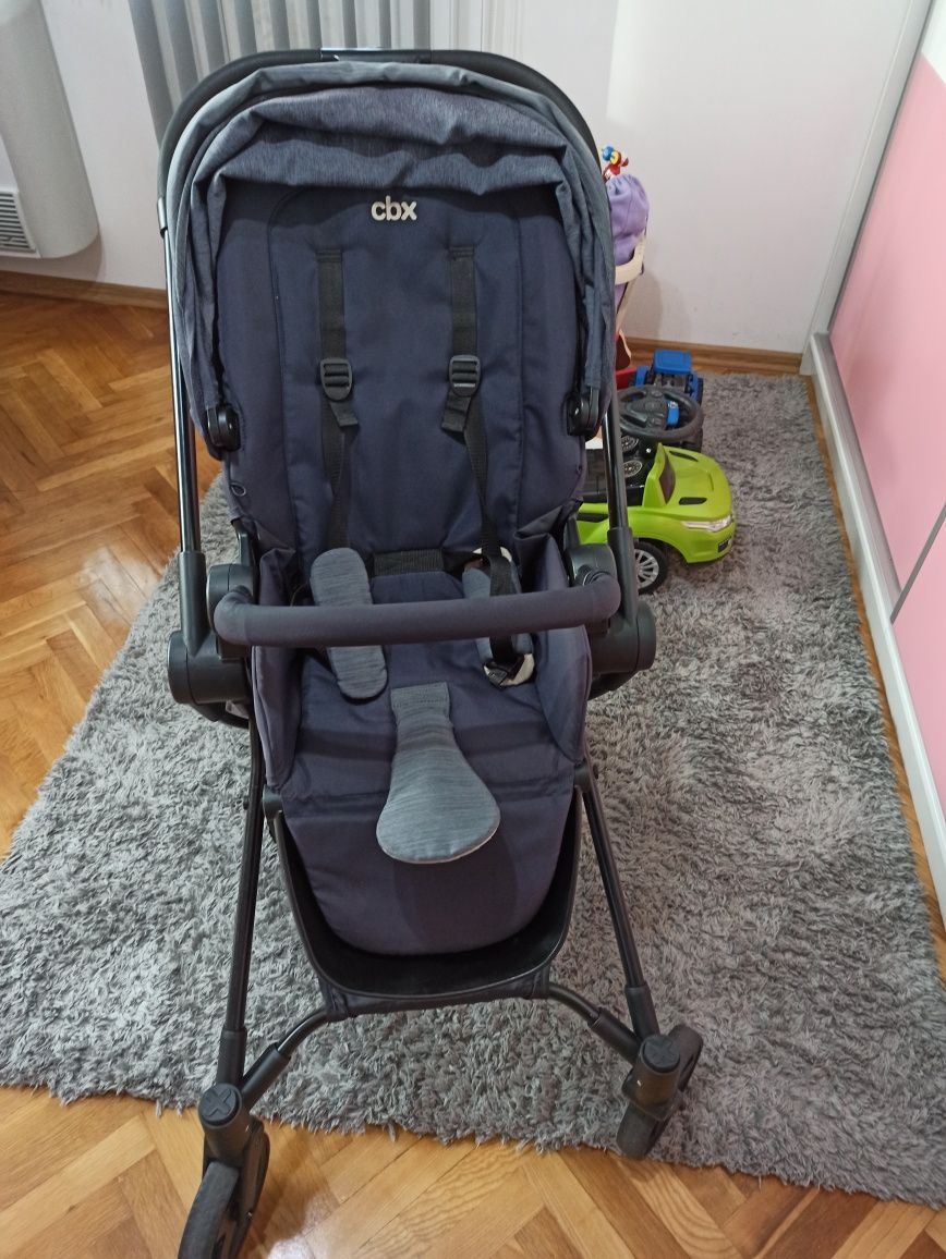 Бебешка количка Cybex CBX Kody Pure Jeansy Blue 2в1