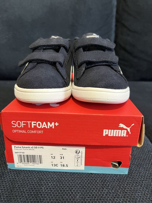 Puma piele intoarsa marime 31 NOI