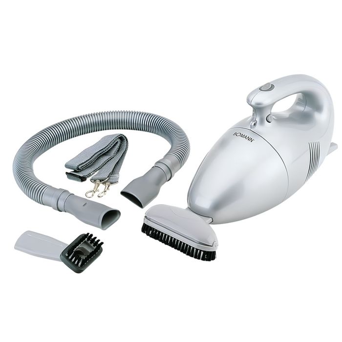 Aspirator de mana, fara sac, Bomann, CB947, 700 W, inox