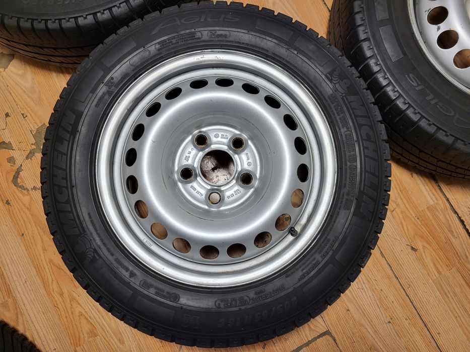 джанти 16" 5х120 Vw Transporter T5 T6 с гуми 205/65R16 C Michelin