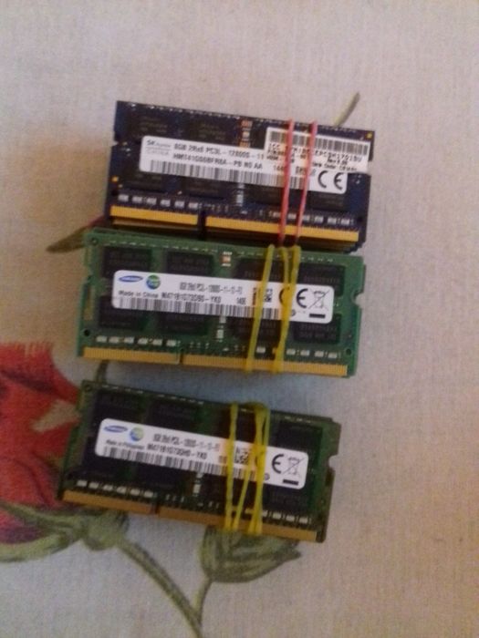 8 gb ram ddr3 , pc3l , Samsung , Hynix, micron , kingstone