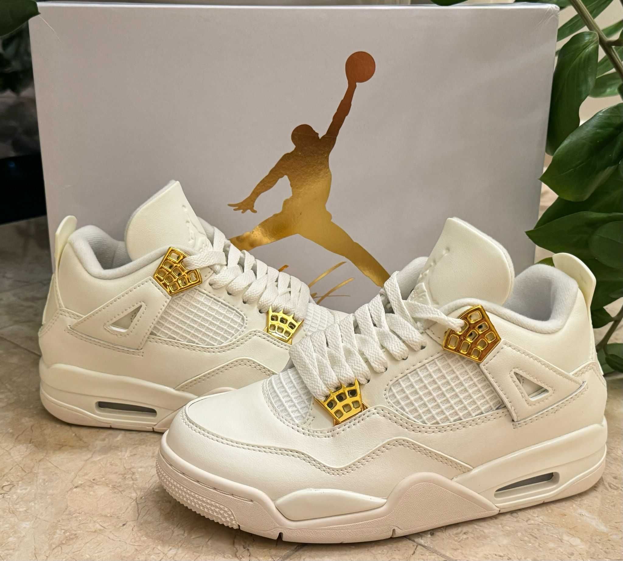 Jordan 4 Metallic Gold Marimi 37.5,42,43-Lichidare stoc