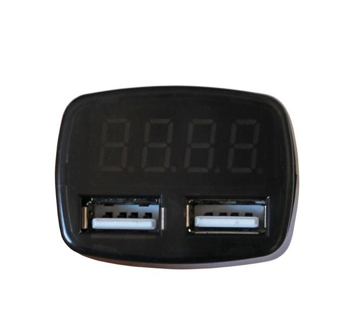 Елетрически вотметър 12/24V с 2 USB порта - 1629