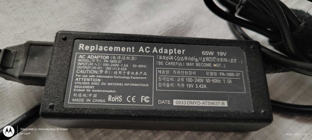 Încărcător laptop DELL