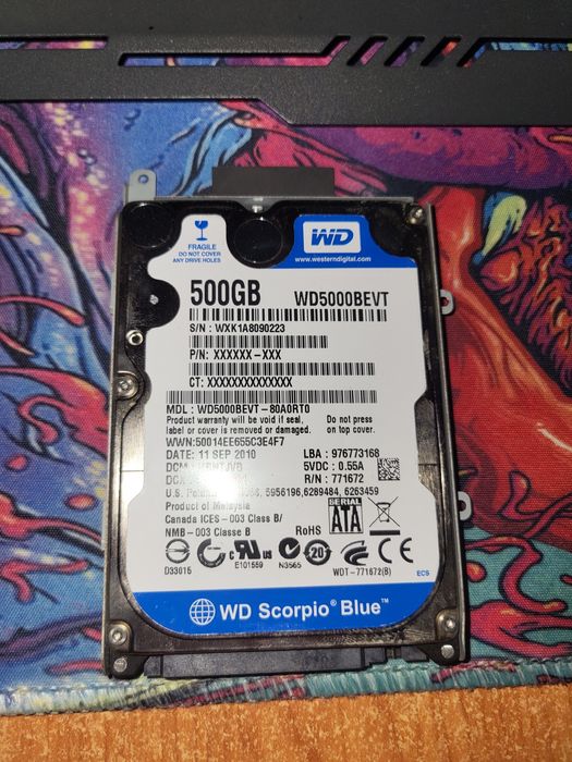 HDD laptop 500 gb