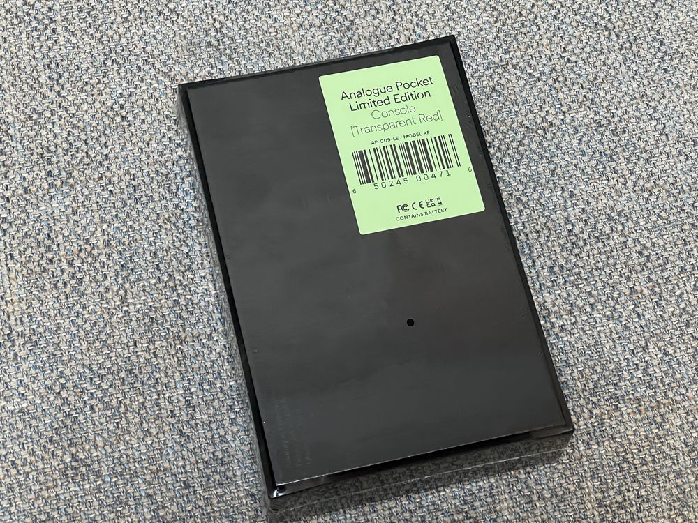 Ретро консоль Analogue Pocket Limited Transparent Red