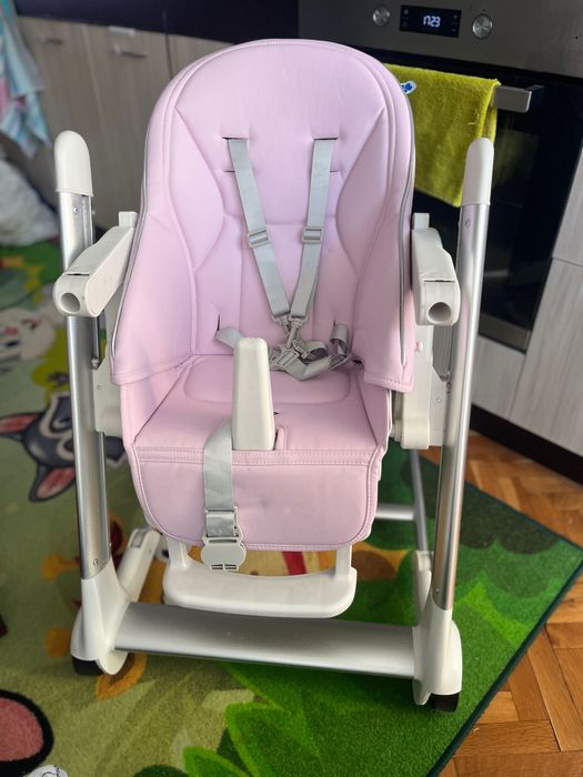 KIKKA BOO Стол за хранене MAPLE PINK