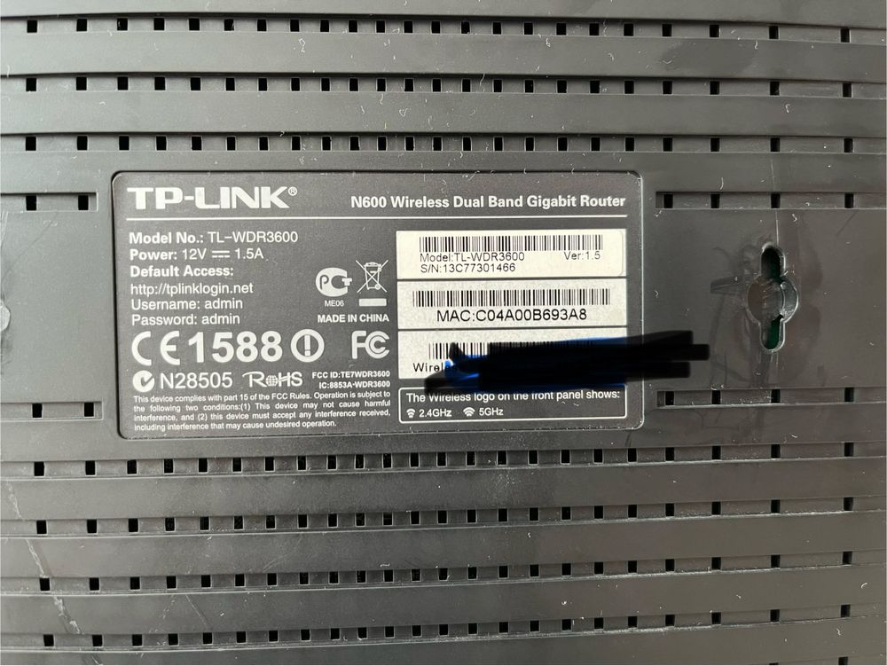 Router TP-Link TL-WDR3600