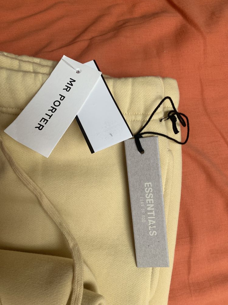 Fear of God Essentials Cream Pantaloni