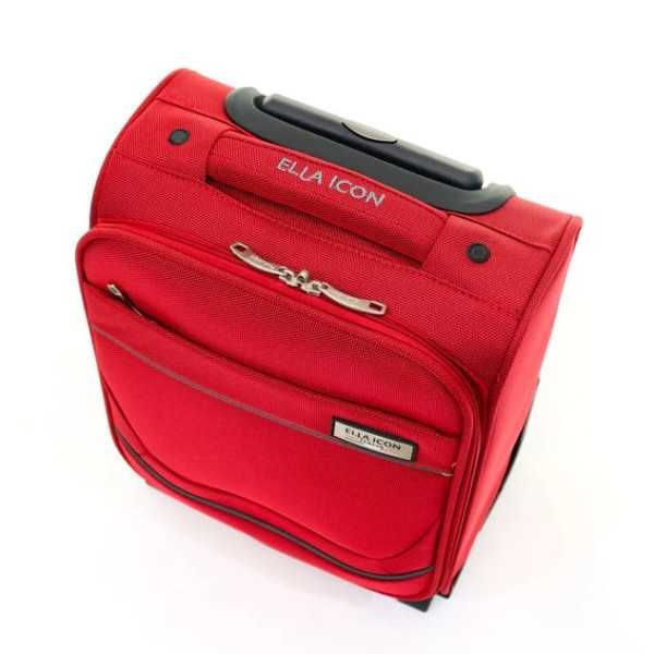 Troler de cabină Ella Icon Petra, textil, 40X30X20 cm, roșu, nou