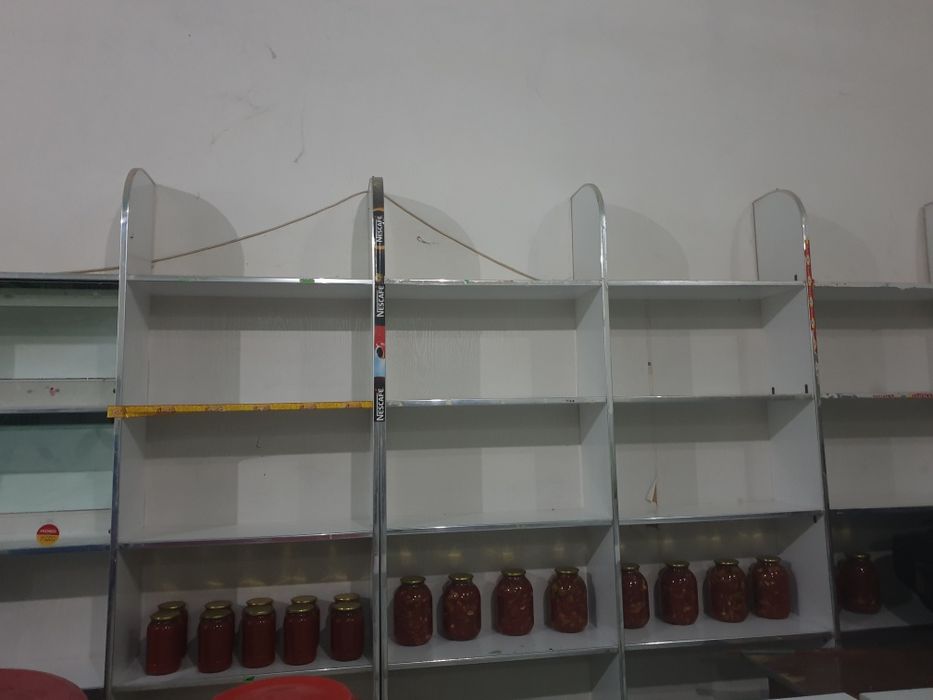 Дуконлар учун куп фойдаланилмаган стелажлар сотилади.