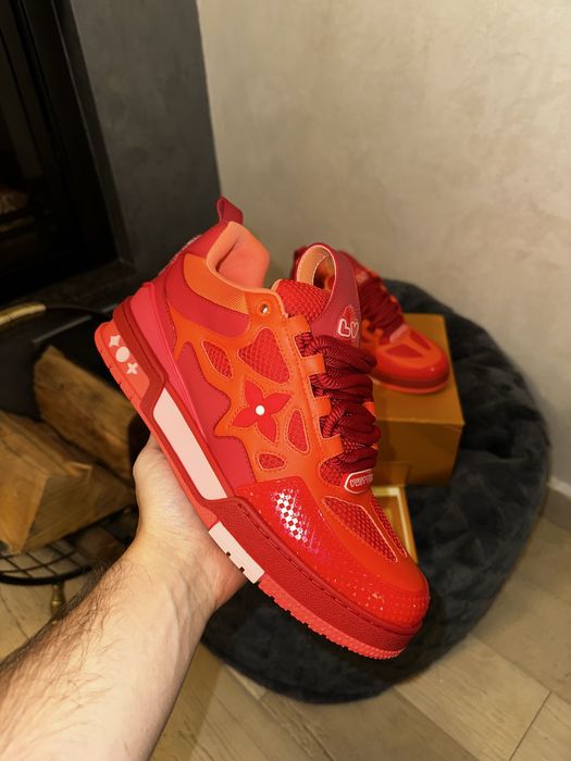 Louis Vuitton LV Skate Sneakers Red