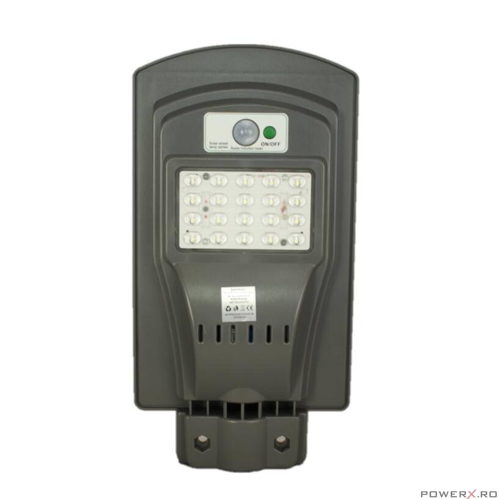 Lampa, proiector 20w, cu incarcare solara, cu lupa, 1000lm