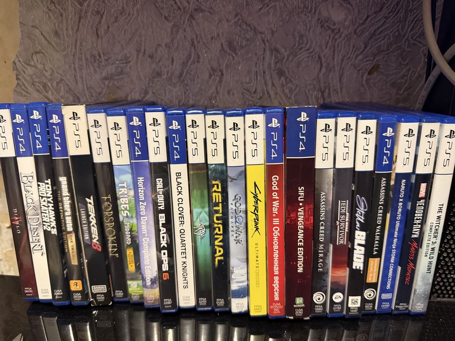 Диски на Playstation 4-5