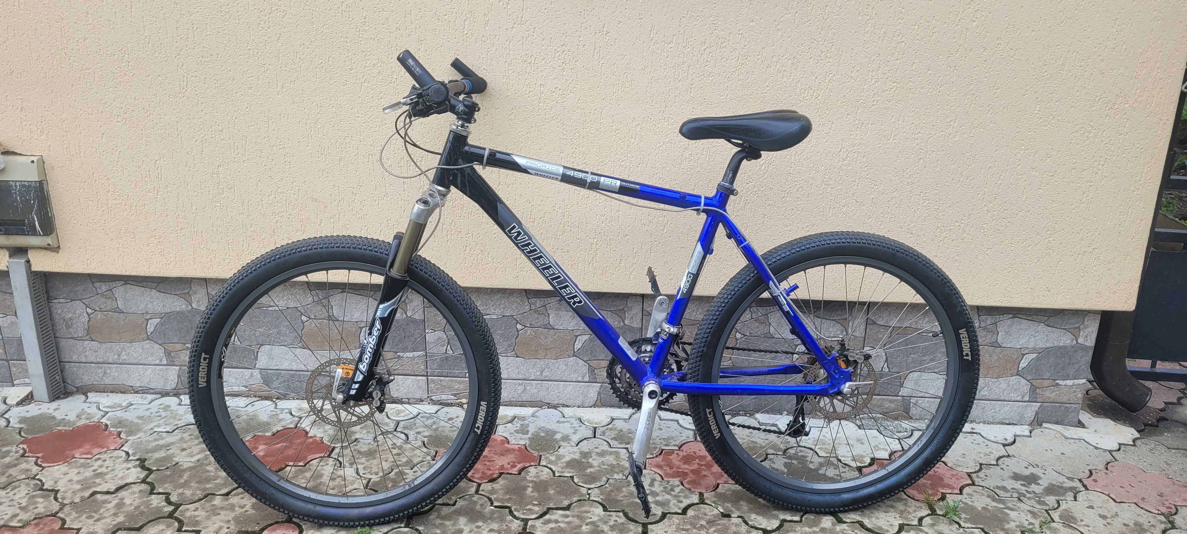 Bicicletă mountainbike, Shimano, cadru M