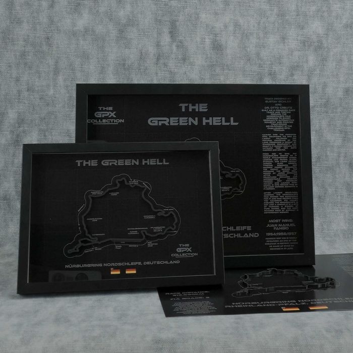 Nürburgring – Hartă 3D circuit Formula 1 German GP • GPX Collection