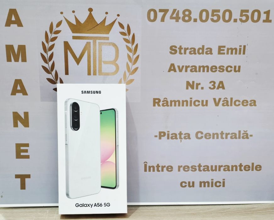 Telefon Samsung Galaxy A 56  5G  - 128GB -  8GB Ram  - NOU  !