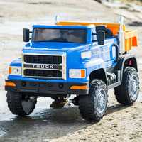 Basculanta electrica pt. 2 copii Kinderauto 4WD Truck 180W Albastru