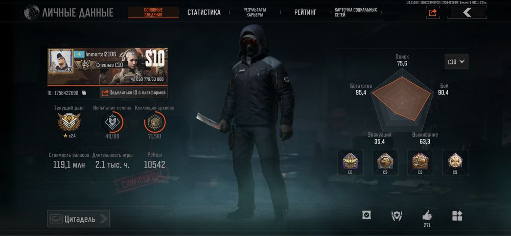 Аккаунт Arena Breakout