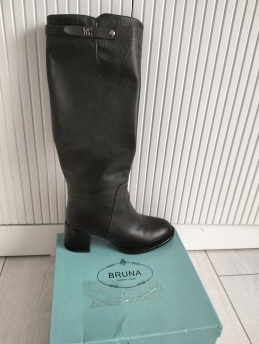 Сапоги натуральная кожа, натуральный мех