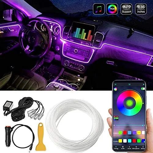 Fir neon RGB cu 5 celule 6metri