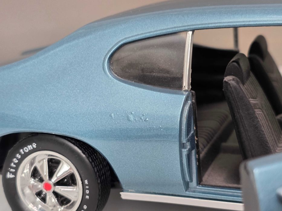 Macheta Auto 1/18 ERTL Pontiac GTO 1969 Blue