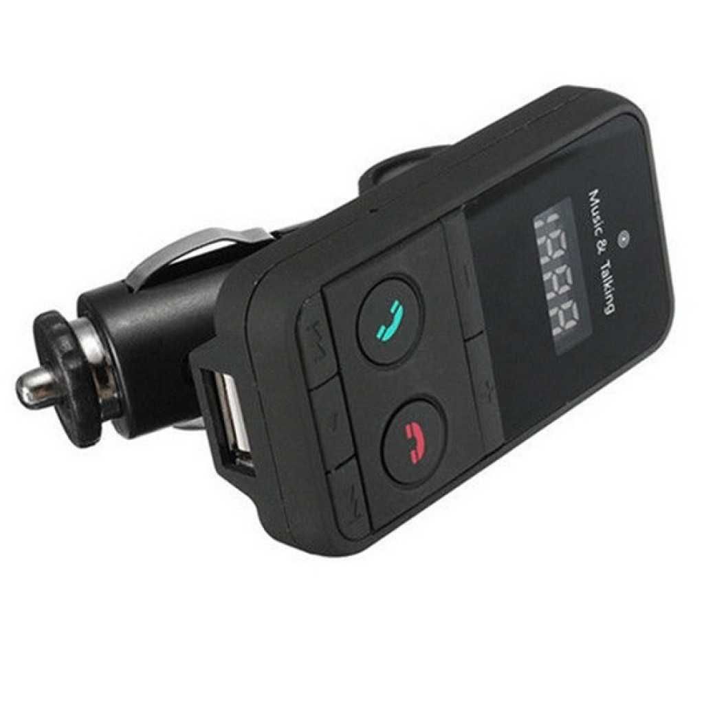 Безжичен MP3 трансмитер с Bluetooth, FM радио SD карта памет до 32 GB