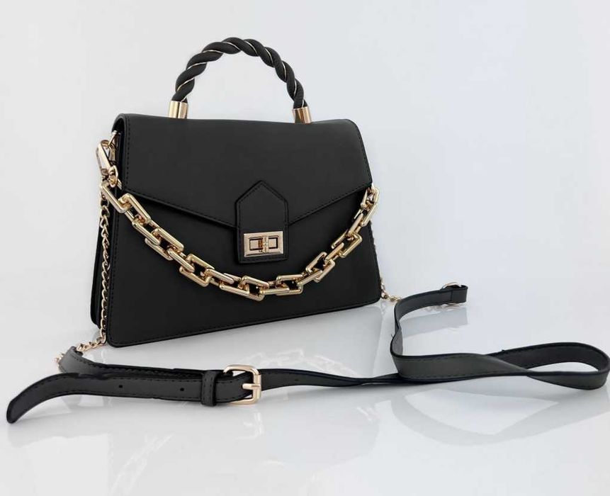 ПРОМОЦИЯ! Бутикова сива дамска чанта