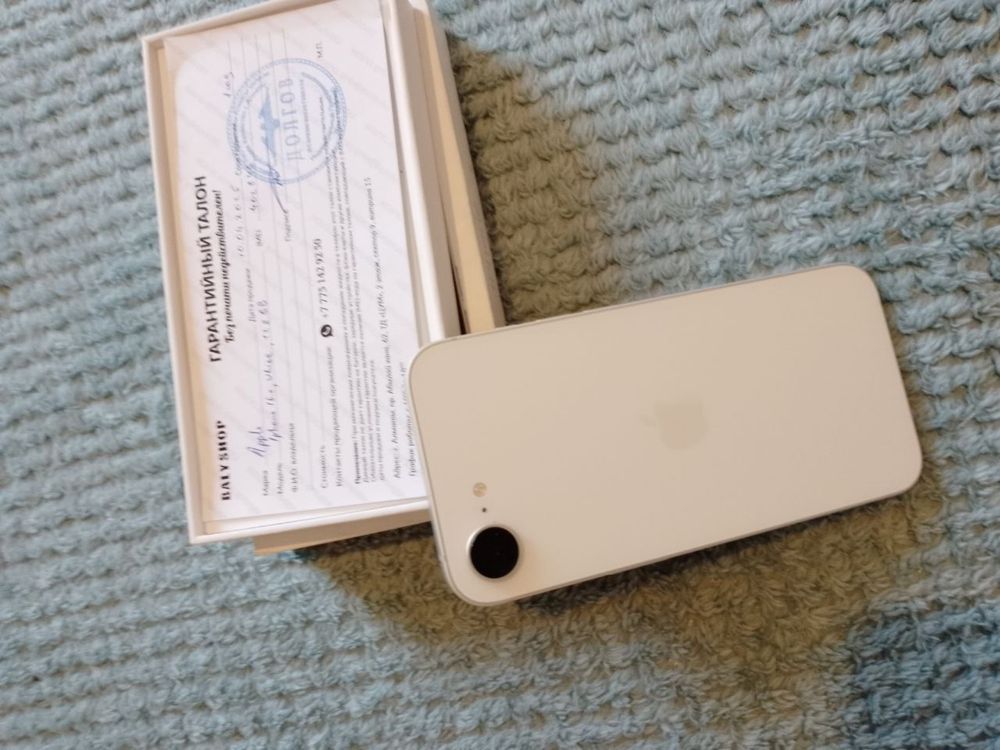 iPhone 16e AKБ 100%. 30000Тенге