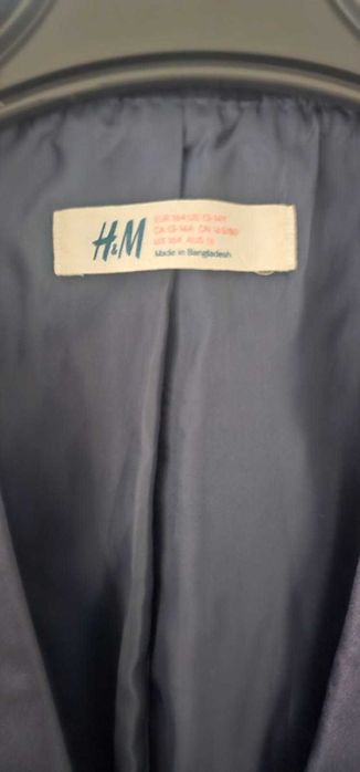 Sacou catifea H&M, 14, 15 ani