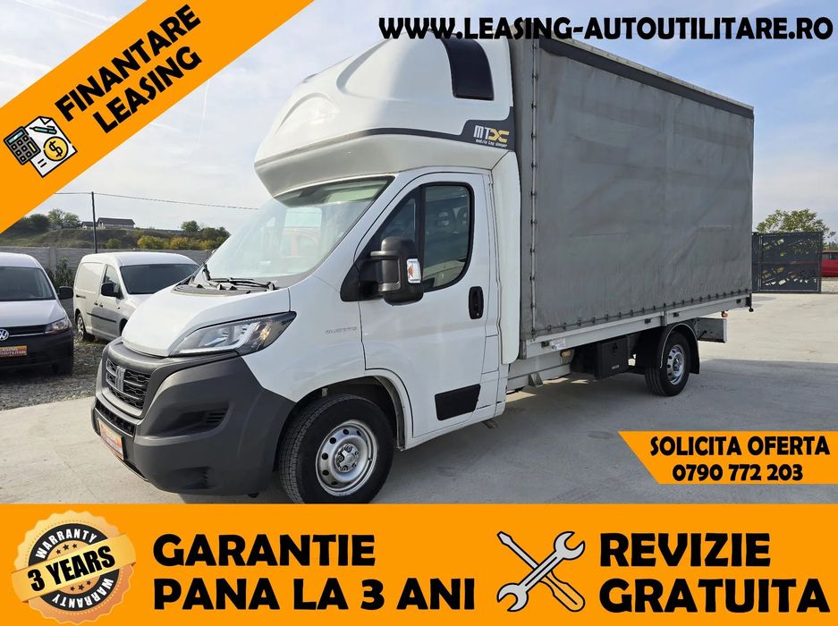 Fiat Ducato PRELATA+CABINA de DORMIT Finanțare Leasing/ Garanție 3 ani/ Revizie Gratuită la predare