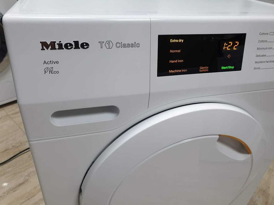 UK Miele T1 Сушилня с Термопомпа Миеле 12м Гаранция