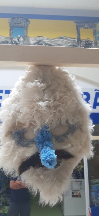 Măști tradiționale românești din blana naturala de oaie lucrate manual