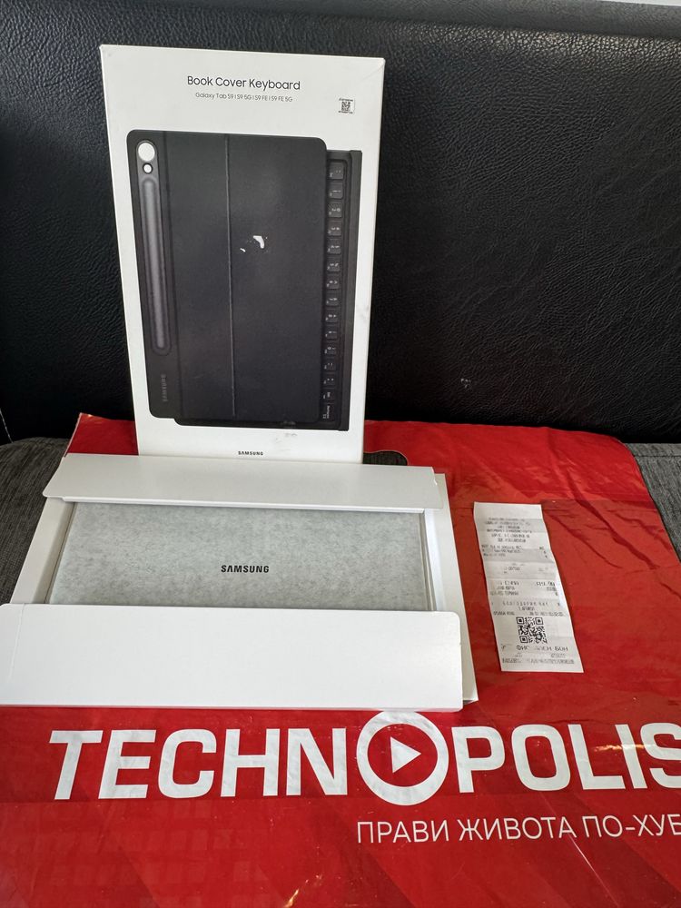 КАТО НОВ Samsung Book Cover Keyboard Technopolis Гаранция до 2025 г.
