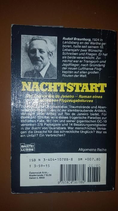Книга на немецком языке - Nacht Start - R. Braunburg