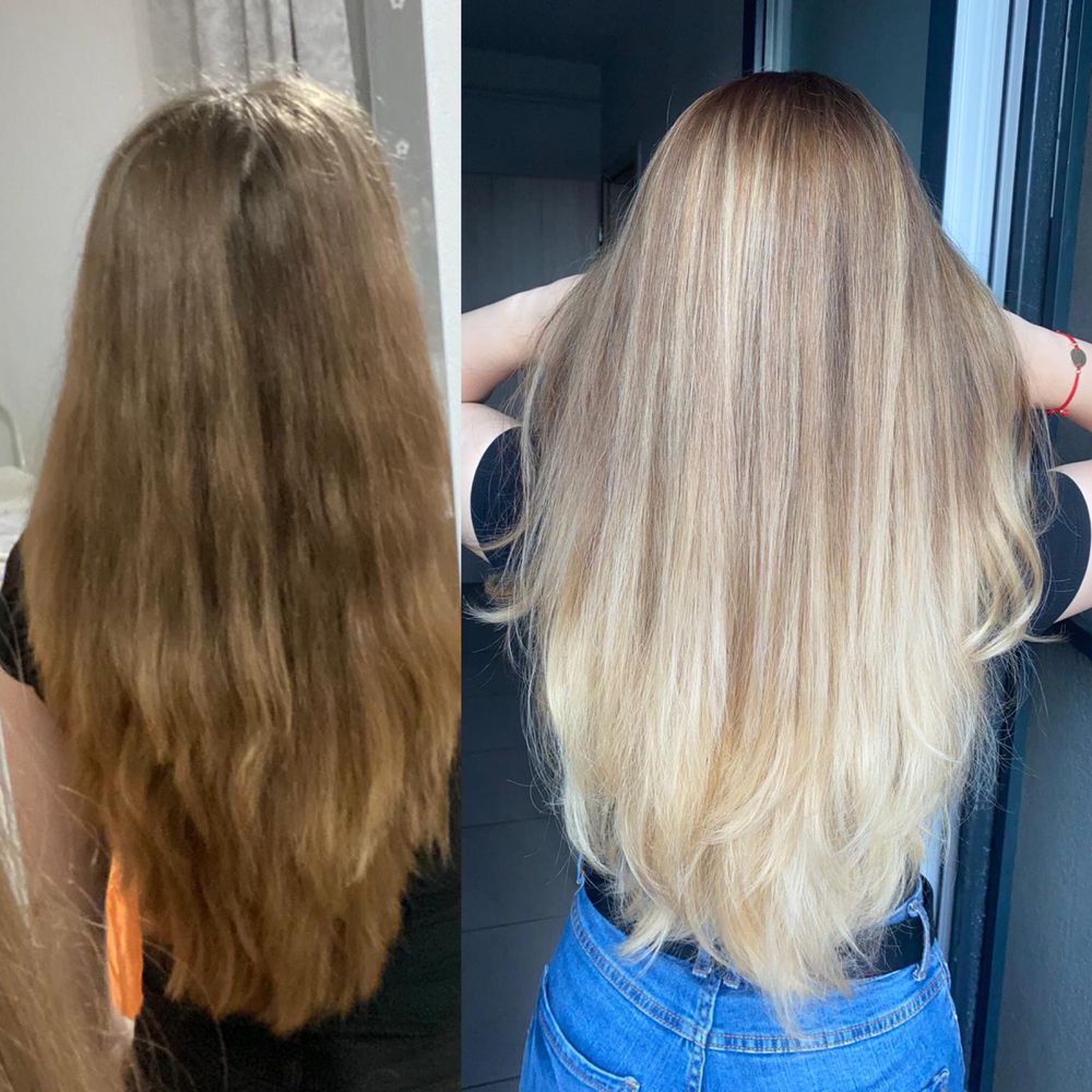 Balayage pachete tuns Vopsit păr decolorat  250-350 ron