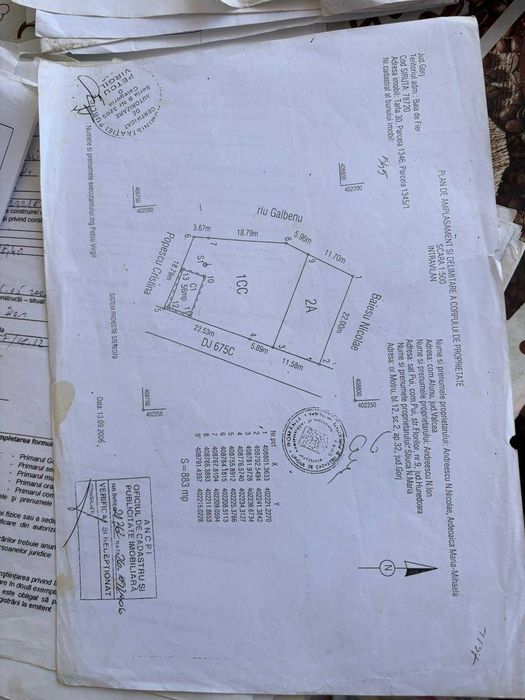 Vânzare teren Baia de Fier Centru