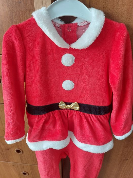 Costumas Mos Craciun, copii, mărimea 86-92 (1.5-2 ani)