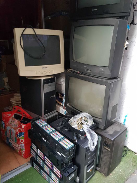 Televizor TV Romanesc Monitor Tub Catodic CRT Decor Decoratiuni Rabla