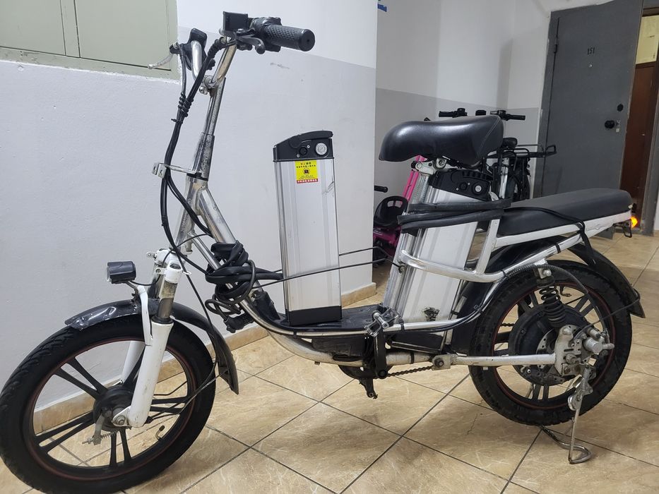 Электровелосипед Defeima Max Леопард 1200w с 2 АКБ, 2 Аккумулятором