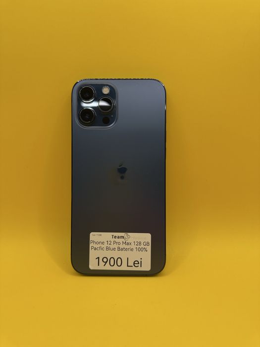iPhone 12 Pro Max 128GB Pacific Blue Baterie 100%