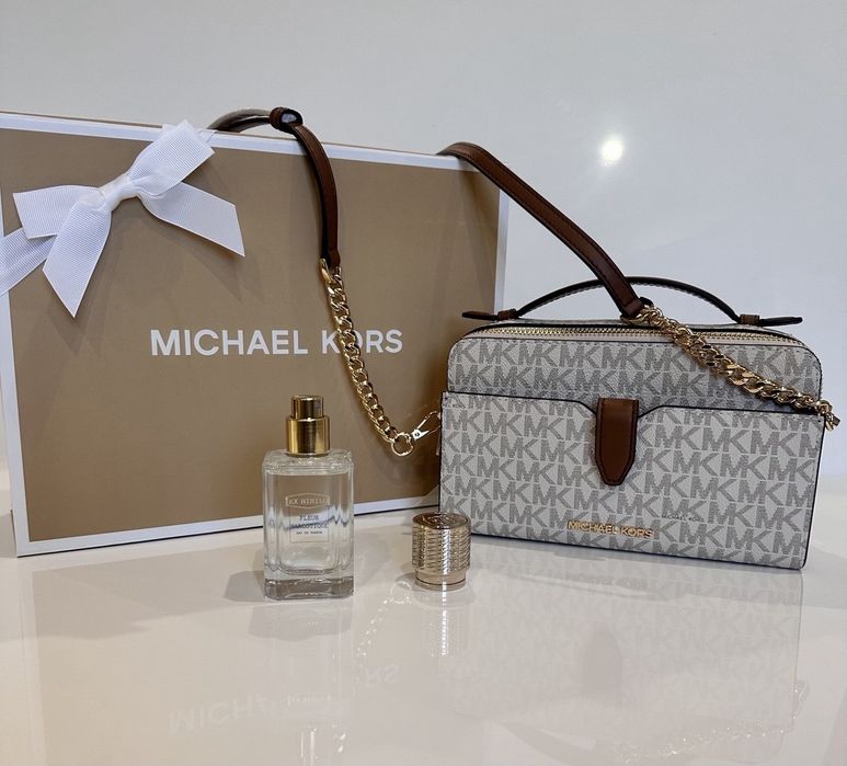 Дамска чанта Michael Kors Jet Set Item Vanilla