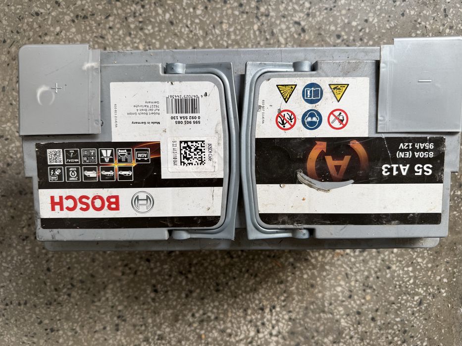 Акумулатор Bosch S5 A13  95 Ah - AGM R + 850 EN