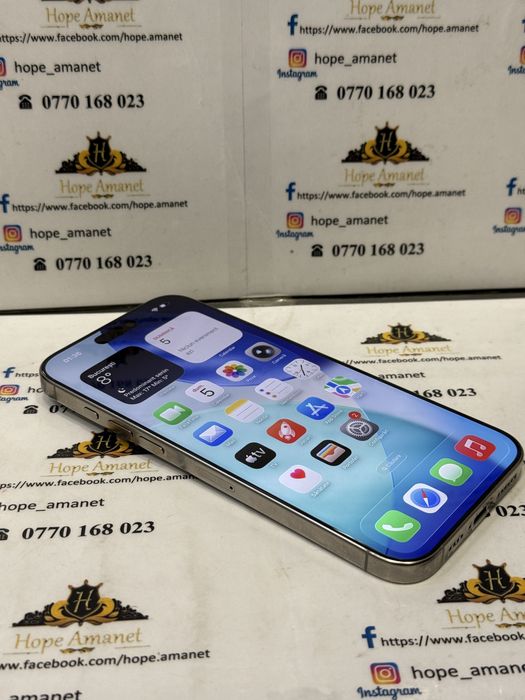 Hope Amanet P7 Iphone 16 Pro max 256 Gb