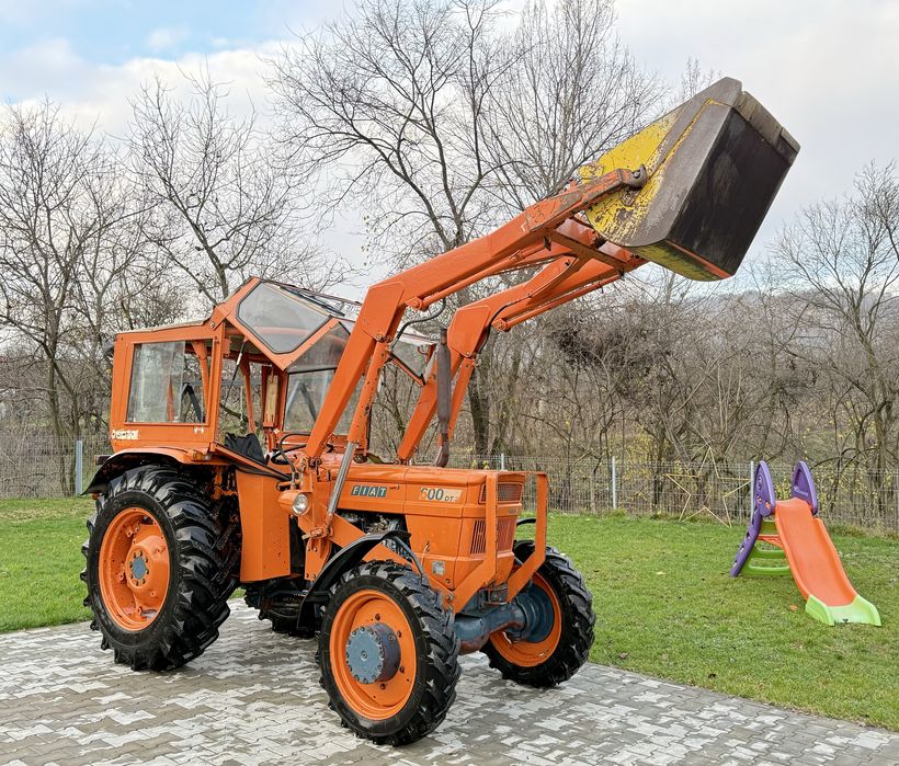 Tractor Fiat 600 / 640 DTC 4x4 cu încărcător frontal,import recent,TOP